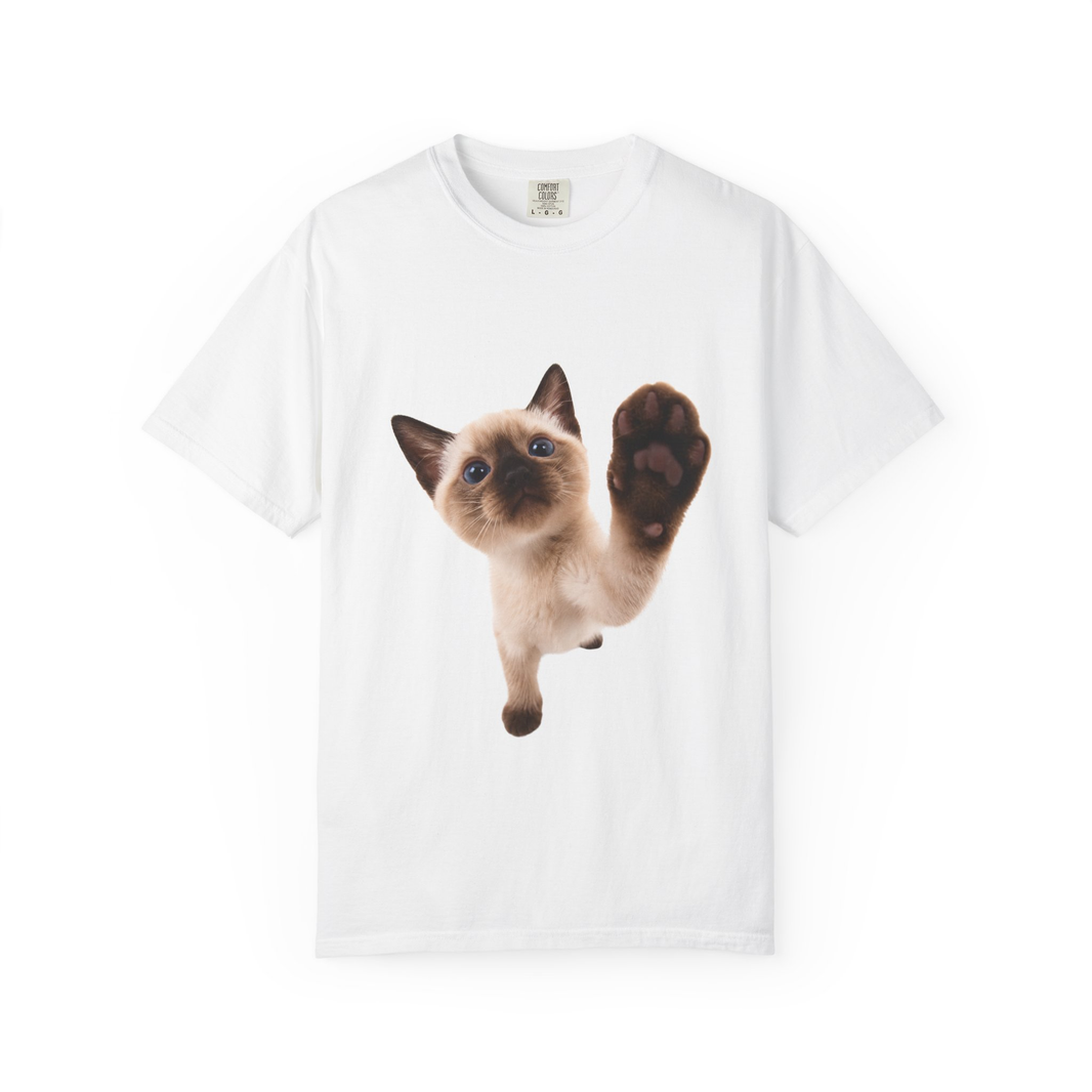 Reaching Paw Cat Tee