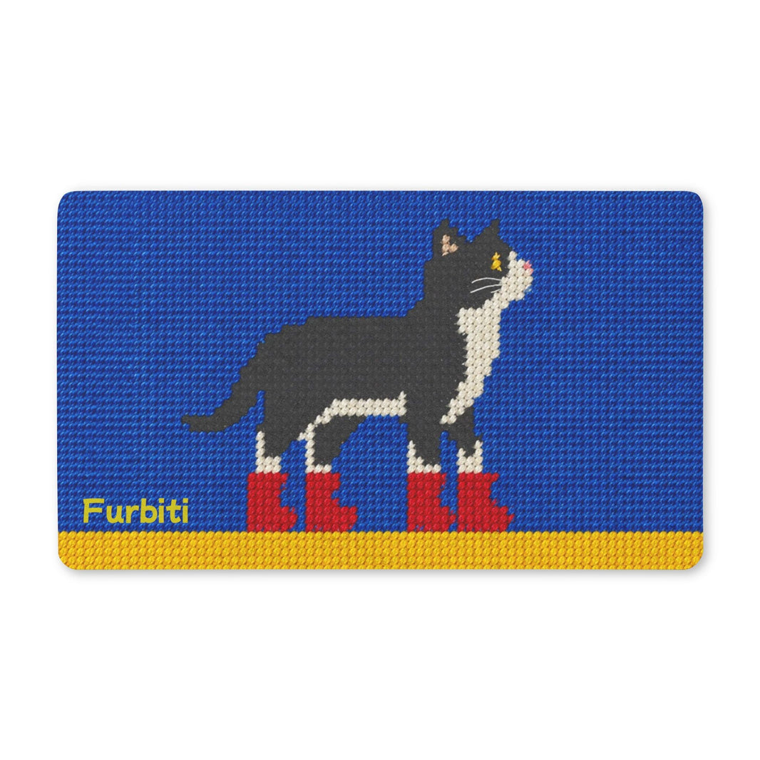 Grafische Fußmatte für Haustiere