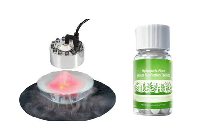 🎃 Halloween Magic Mist Maker – 12 LED Lights for Cauldrons, Fountains & Spooky Décor