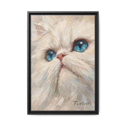 Porträt einer blauäugigen Katze