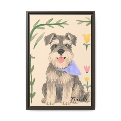 Botanisches Schnauzerporträt