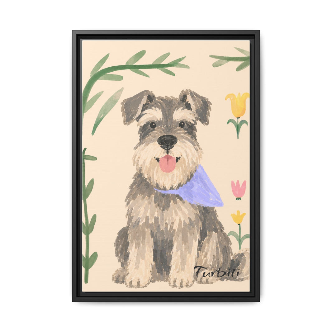 Botanisches Schnauzerporträt