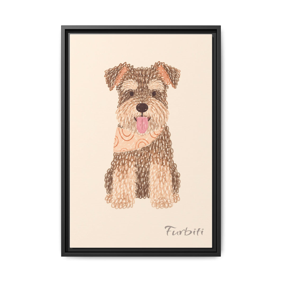 Klassisches Terrier-Porträt