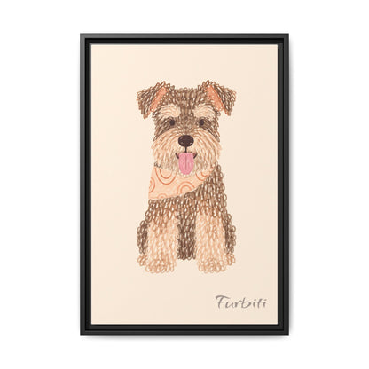 Klassisches Terrier-Porträt