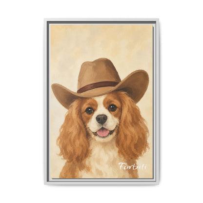 Cowboy-Hundeporträt