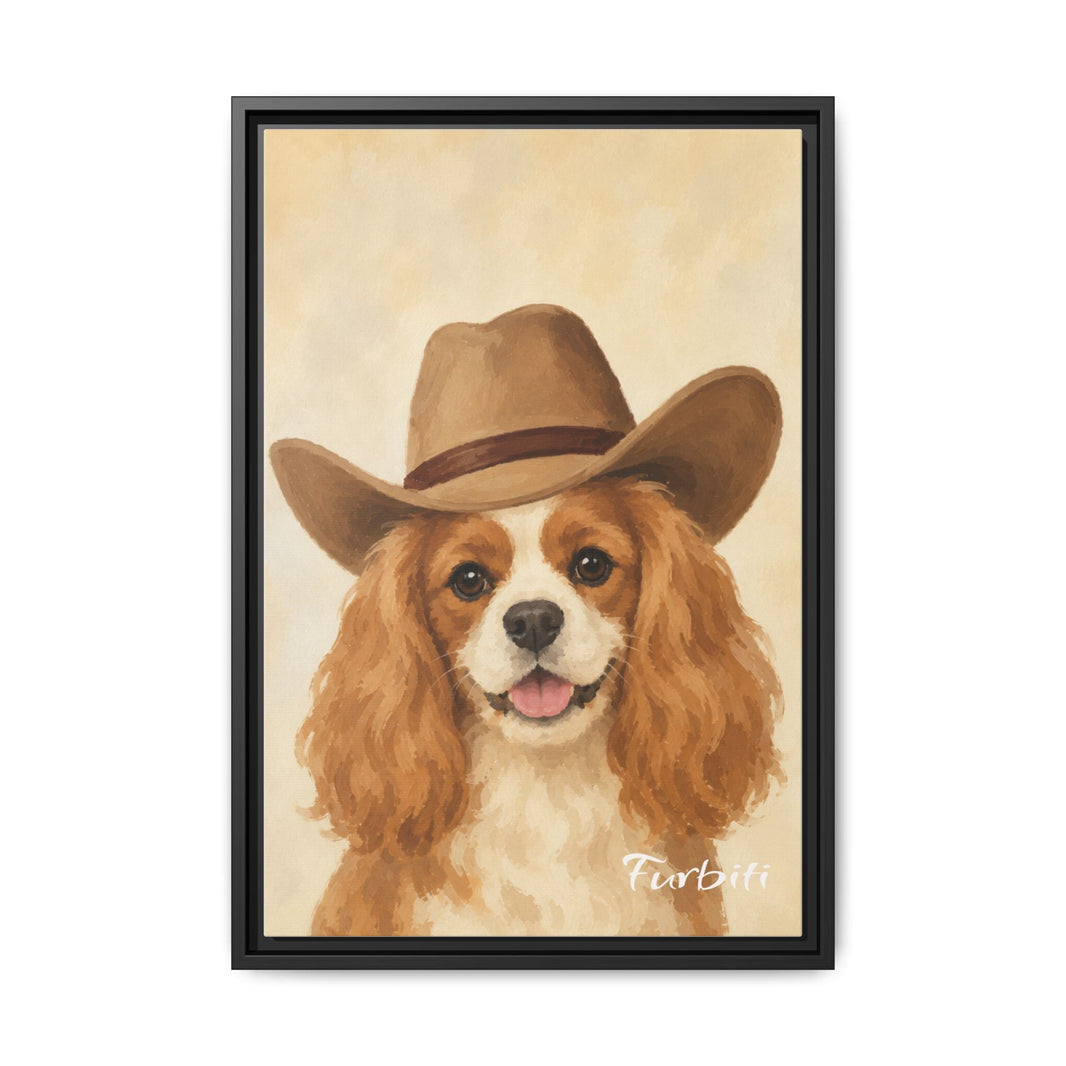 Cowboy-Hundeporträt