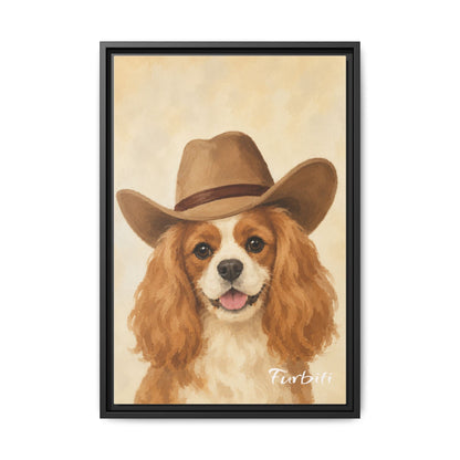 Cowboy-Hundeporträt