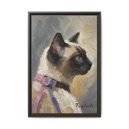 Modernes Siamesenportrait