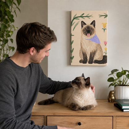 Botanisches Schnauzerporträt