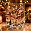 🔥🎁Christmas 3D Wine Glass Collection Gift Box Set✨🎅Magical Christmas  Glass Cup Collection