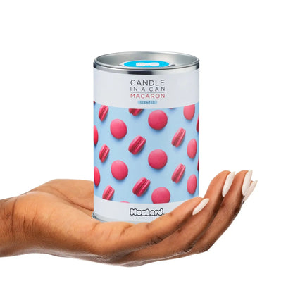Kerze in der Dose Makronen-Kerzen-Design