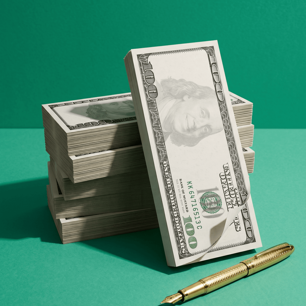 Cash Sticky Notes