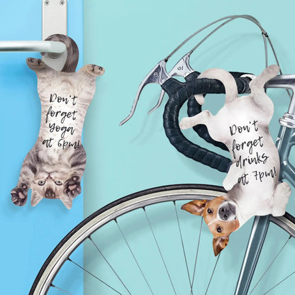 Cat Hanging Sticky Notes