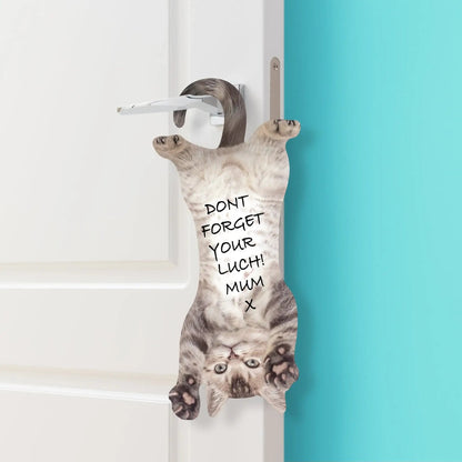 Cat Hanging Sticky Notes
