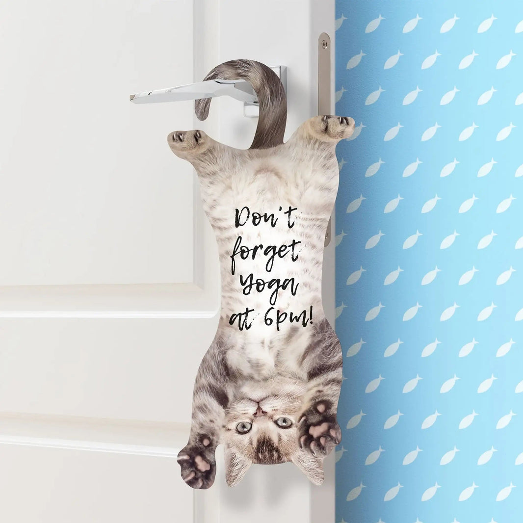 Cat Hanging Sticky Notes