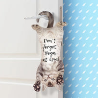 Cat Hanging Sticky Notes