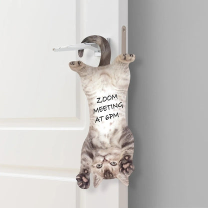 Cat Hanging Sticky Notes