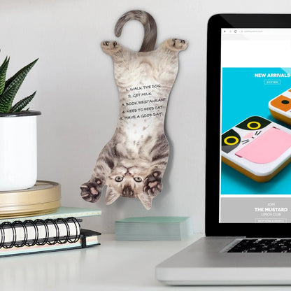 Cat Hanging Sticky Notes