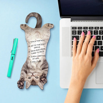 Cat Hanging Sticky Notes