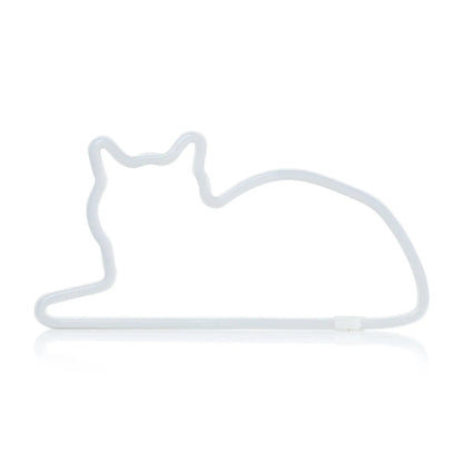 Cat Light Sitting LED Neon Light > Upright