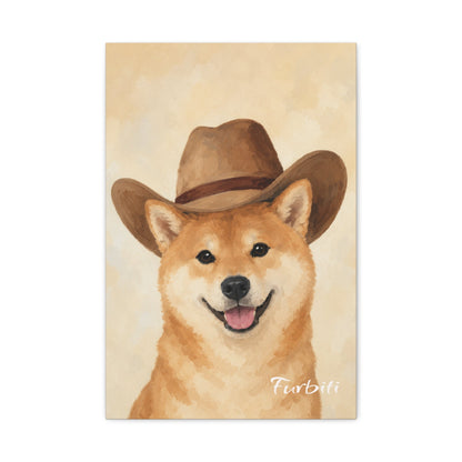 Cowboy-Hundeporträt