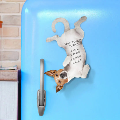 Dog Hanging Sticky Notes