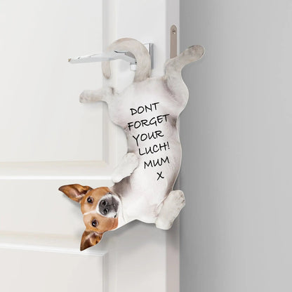 Dog Hanging Sticky Notes