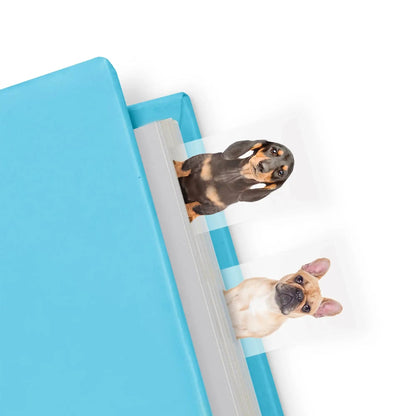 Hund im Buch Seitenmarker