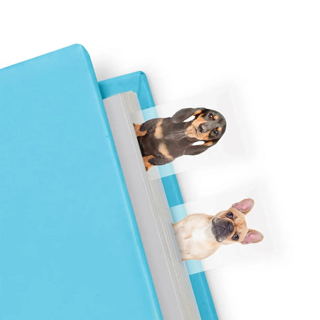 Hund im Buch Seitenmarker