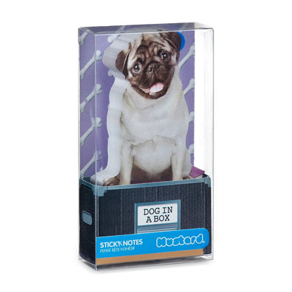 Hund in der Box Haftnotizen