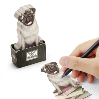 Hund in der Box Haftnotizen
