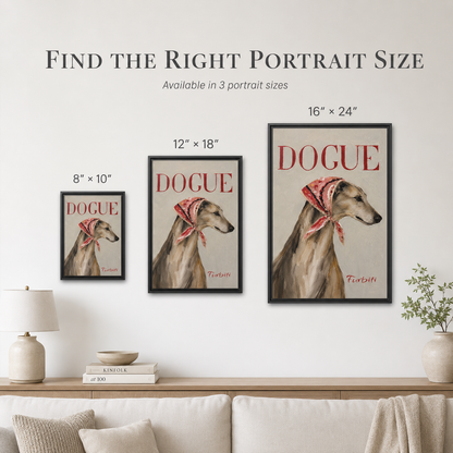 Dogue Fashion Hundebildnis