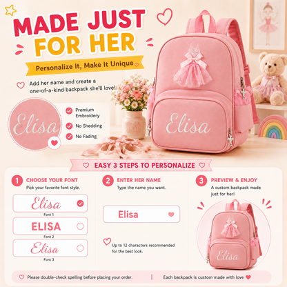 Personalized Ballet Belle Backpack