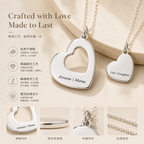 Personalized Mother & Daughter Necklace Set