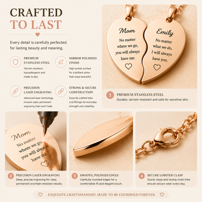Personalized Mother & Daughter Name Necklace