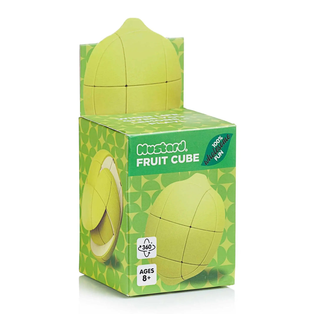 Fruchtwürfel Zitronenförmiges Würfelpuzzle