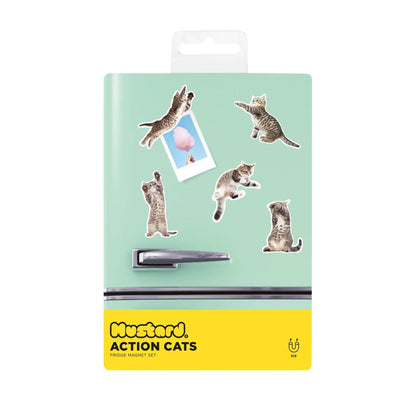 Fun Action Cat Magnets