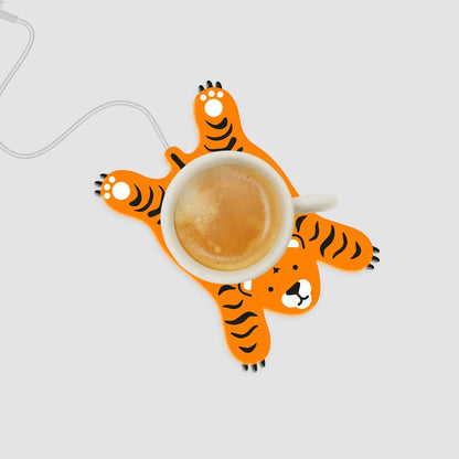 Lustiger Tiger Kaffeetassenwärmer zum Einschlafen