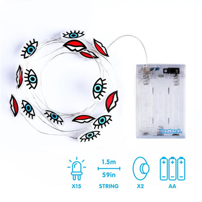 Give A Wink Wink Fairy Bedroom String Lights