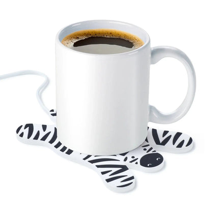 Schläfriger Zebra USB-Tassenwärmer