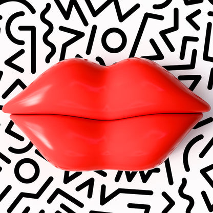 Keramik-Schmuckschale „Hot Lips“
