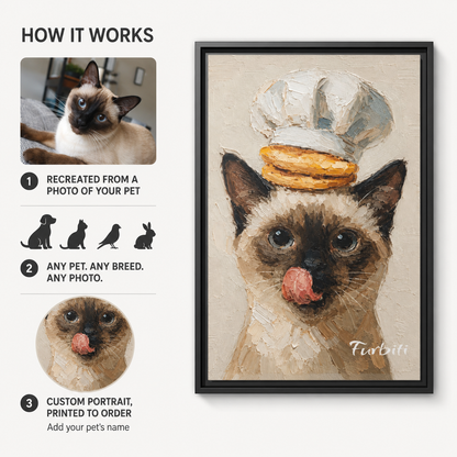 Toast Katzenporträt