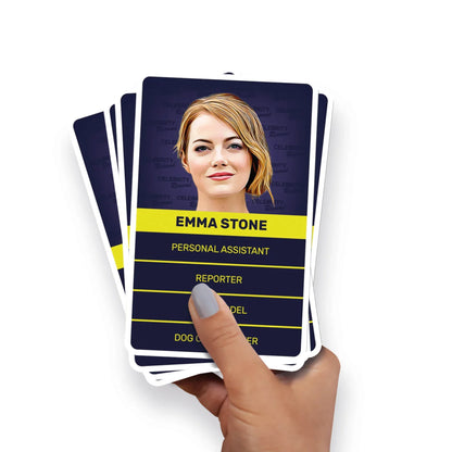 Celebrity Resume Card Game