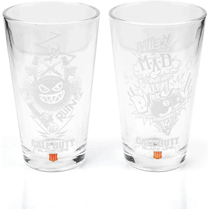 Call of Duty Two Pack of Glasses in a Presentation Box