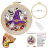 Halloween DIY Embroidery Craft Kit for Adults & Beginners