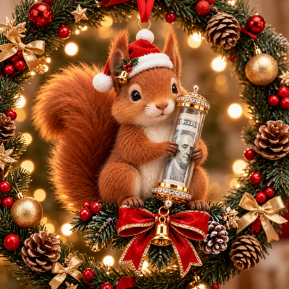 🎄 💵 Christmas Cash Gift Ornament - ✨A Fun Way to Give Money This Christmas