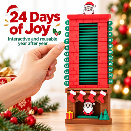 🎄24-Day Santa Chimney Christmas Countdown Calendar
