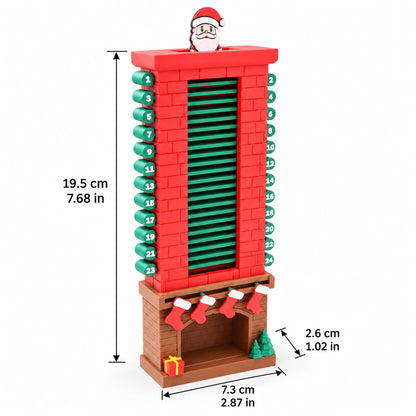 🎄24-Day Santa Chimney Christmas Countdown Calendar