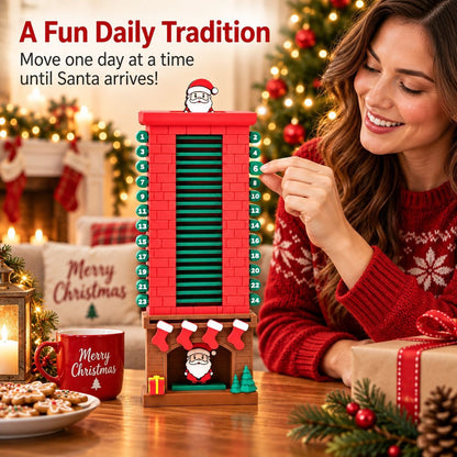 🎄24-Day Santa Chimney Christmas Countdown Calendar