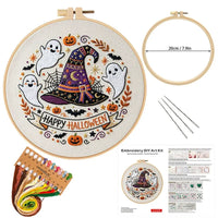 Halloween DIY Embroidery Craft Kit for Adults & Beginners